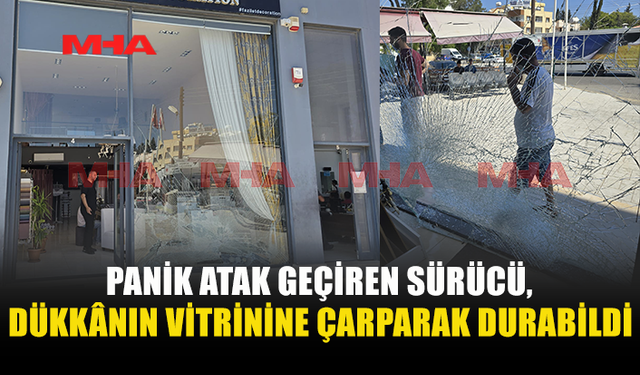 GAZİMAĞUSA’DA PANİK ATAK KAZAYA NEDEN OLDU