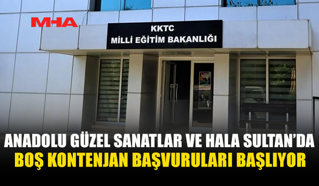 LEFKOŞA’DAKİ İKİ OKULDA BOŞ KONTENJAN FIRSATI