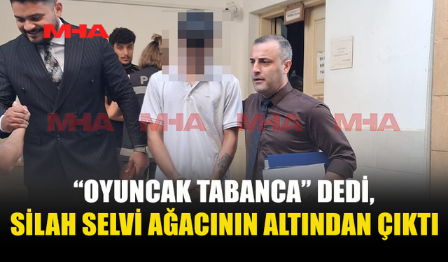 ŞÜPHELİ TABANCA SELVİ AĞACININ ALTINDAN ÇIKTI: 2 KİŞİ ARANIYOR