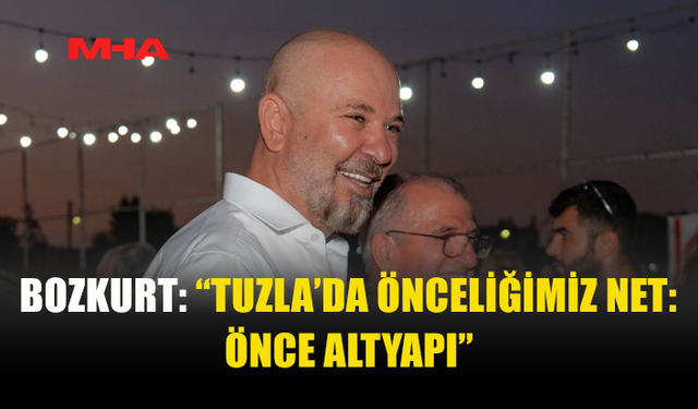KORAL BOZKURT TUZLA’DA KONUŞTU: “ÖNCE ALTYAPI”