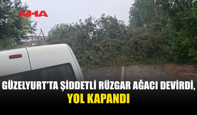 SÜRÜCÜLERİN DİKKATİNE: GÜZELYURT-KALKANLI YOLU KAPANDI