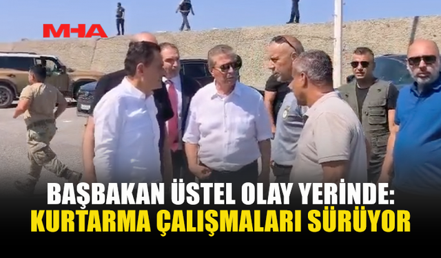 KKTC BAŞBAKANI ÜNAL ÜSTEL, GİRNE LİMANI'NDA