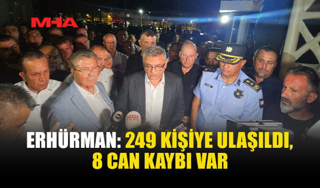 ERHÜRMAN: GEMİ FACİASINDA ARAMA-KURTARMA ÇALIŞMALARI GECE BOYUNCA SÜRECEK