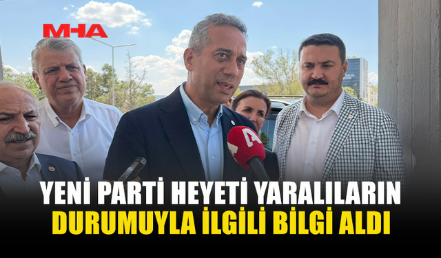 ALİ MAHİR BAŞARIR HASTANEDE YARALILARI ZİYARET ETTİ
