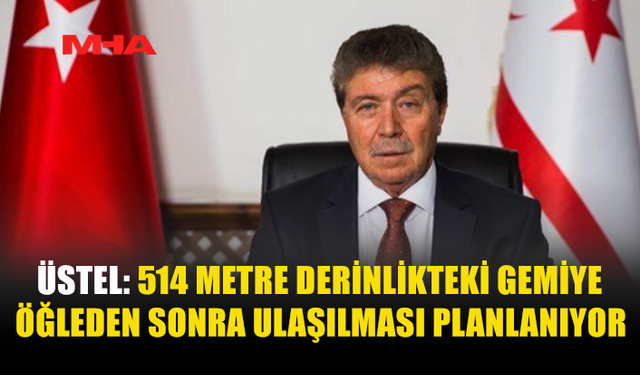 ÜSTEL: 514 METREDEKİ BATIĞA ÖĞLEDEN SONRA ULAŞILACAK