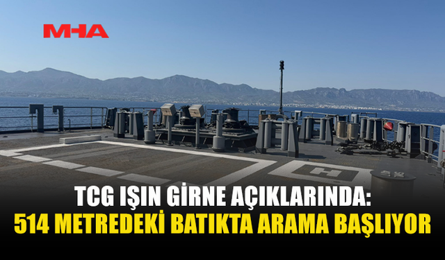 TCG IŞIN BATIKTA ARAMA YAPMAK İÇİN BÖLGEDE