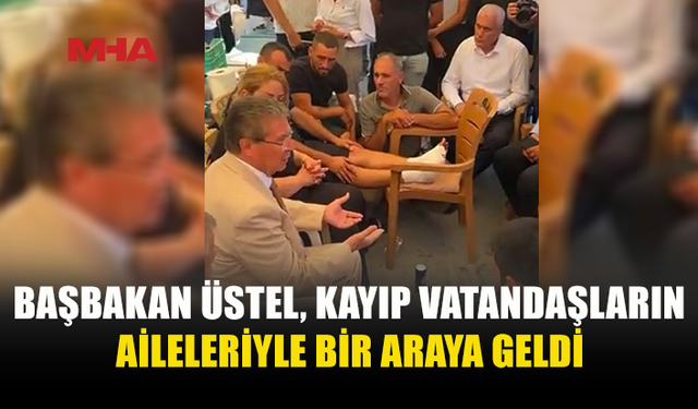 ÜSTEL’DEN ACILI AİLELERE: “DEVLET OLARAK YANINIZDAYIZ”