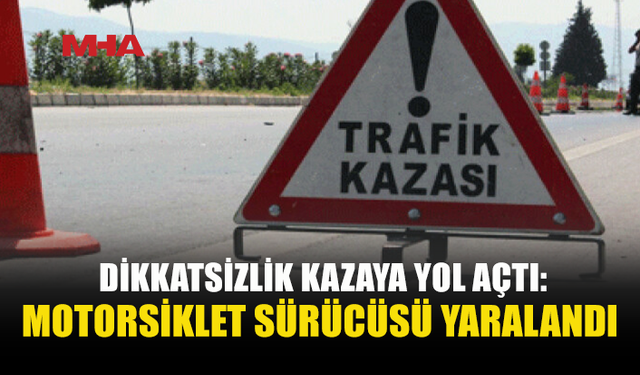 LEFKOŞA’DA MOTOSİKLET KAZASI: SÜRÜCÜ YOĞUN BAKIMDA