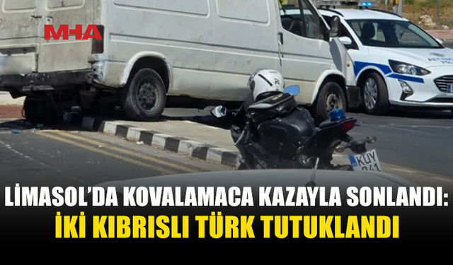 LİMASOL’DA POLİS İLE KIBRISLI TÜRKLERİN BULUNDUĞU ARAÇ ARASINDA KOVALAMACA