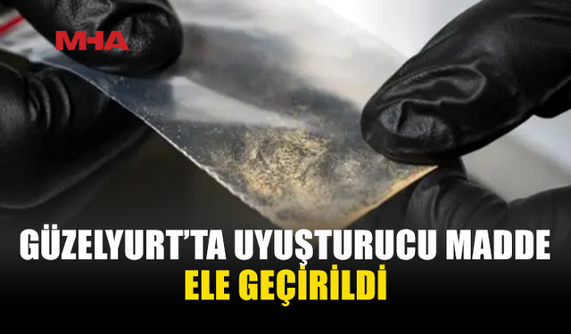 GÜZELYURT’TA MOTOSİKLET SÜRÜCÜSÜNÜN ÜZERİNDE UY*ŞTURUCU ELE GEÇİRİLDİ