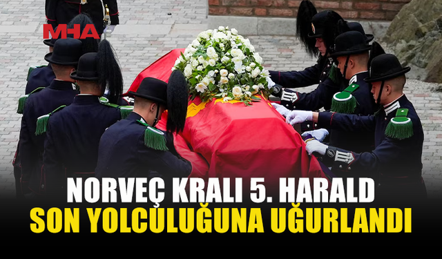 NORVEÇ KRALI 5. HARALD İÇİN OSLO'DA CENAZE TÖRENİ DÜZENLENDİ
