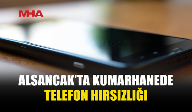 ALSANCAK'TA KUMARHANEDE UNUTULAN TELEFON ÇALINDI