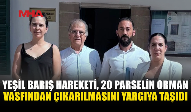 20 PARSELİN ORMAN VASFI KALDIRILDI: YEŞİL BARIŞ HAREKETİ DAVA AÇTI