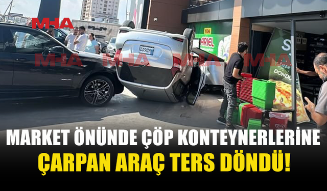 BESCO MARKET ÖNÜNDE KAZA