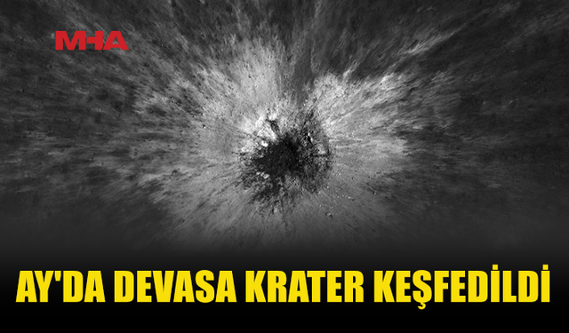NASA AY’DA 222 METRELİK DEV KRATER BULDU