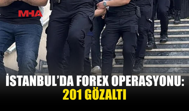 FOREX DOLANDIRICILIĞI OPERASYONUNDA 201 GÖZALTI