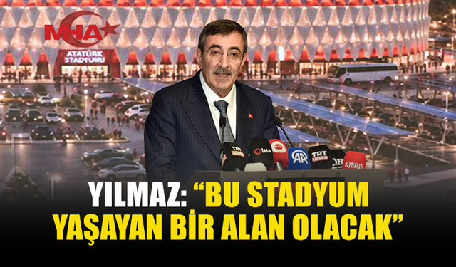 YILMAZ: “STADYUM ŞEHİRLE BÜTÜNLEŞECEK”