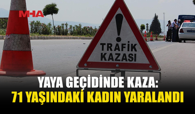 ALSANCAK’TA YAYA GEÇİDİNDE KAZA