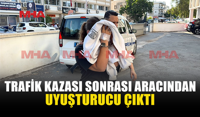 KAZA YAPTI, ARACINDAN UY❢ŞTURUCU EMARELERİ ÇIKTI