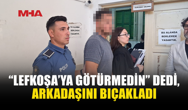 144 PROMİL ALKOLLÜYKEN ARKADAŞINI BIÇAKLADI