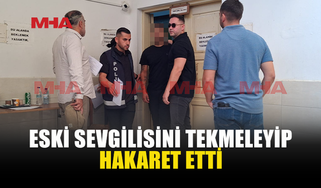 ESKİ SEVGİLİSİNE SOKAK ORTASINDA SALDIRDI