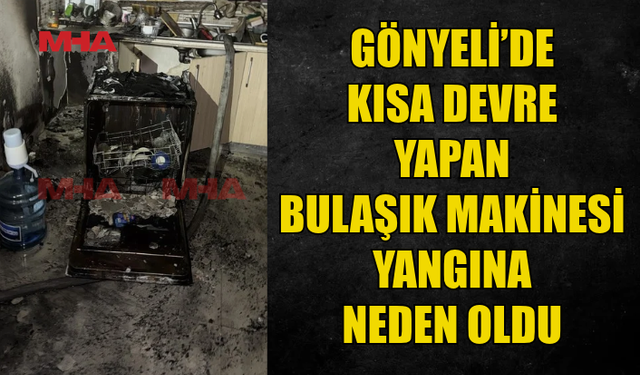 BULAŞIK MAKİNESİ KISA DEVRE YAPTI, MUTFAK YANDI!