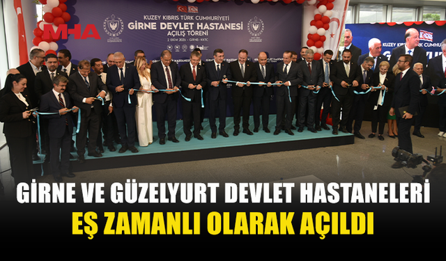 İKİ DEVLET HASTANESİ AYNI ANDA HİZMETE GİRDİ