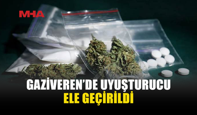 GAZİVEREN’DE ŞÜPHELİ ARAÇTA UY*ŞTURUCU BULUNDU