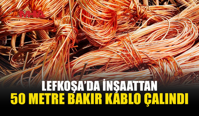 İNŞAAT ALANINDAN BAKIR KABLO ÇALAN ZANLI TUTUKLANDI