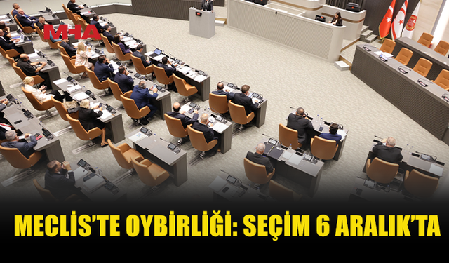 GENEL SEÇİMİN TARİHİ 6 ARALIK OLARAK ONAYLANDI