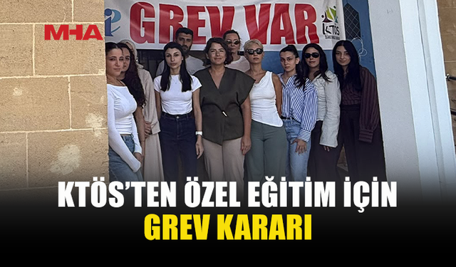 KTÖS, GİRNE ÖZEL EĞİTİM VE İŞ EĞİTİM OKULU’NDA BUGÜN İŞ BIRAKACAK