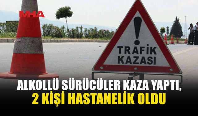 LEFKOŞA VE GİRNE’DE ÜÇ TRAFİK KAZASI: İKİ SÜRÜCÜ ALKOLLÜ