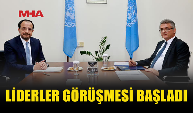 ERHÜRMAN VE HRİSTODULİDİS’İN GÖRÜŞMESİ BAŞLADI