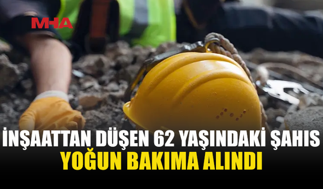 GÖNYELİ’DE İŞ KAZASI: 2 METREDEN DÜŞTÜ