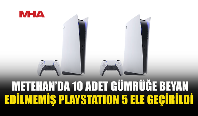 METEHAN'DA ARAÇTAN 10 ADET PLAYSTATION 5 ÇIKTI