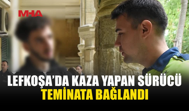 RE FÜJE VE LİMON AĞACINA ÇARPAN SÜRÜCÜ TEMİNATA BAĞLANDI
