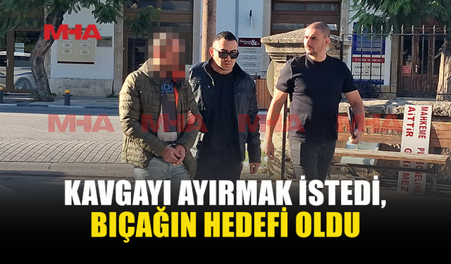 BORÇ KAVGASINDA ARAYA GİRDİ, AĞIR YARALANDI