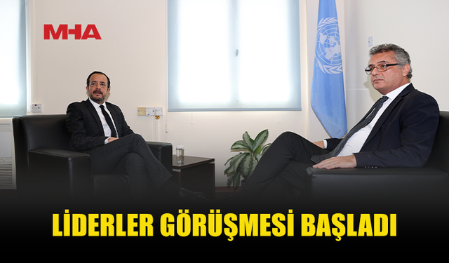 ERHÜRMAN VE HRİSTODULİDİS’İN GÖRÜŞMESİ BAŞLADI