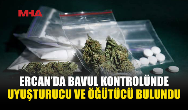 ERCAN’DA 0,5 GRAM HİNTKENEVİRİ ELE GEÇİRİLDİ