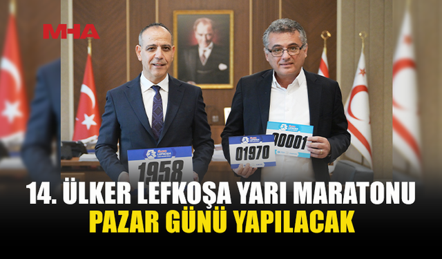 14. ÜLKER LEFKOŞA YARI MARATONU PAZAR GÜNÜ DÜZENLENİYOR