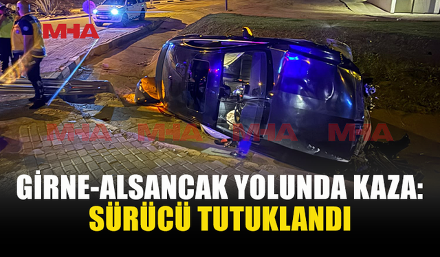 137 MİLİGRAM ALKOLLE DİREKSİYON BAŞINA GEÇTİ‚ KAZA YAPTI