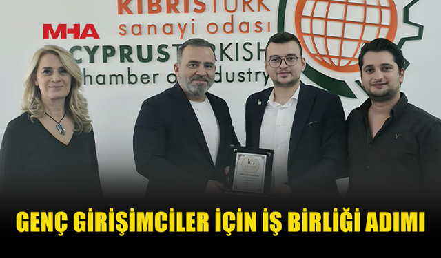 KIBRIS GENÇ GİRİŞİMCİLER VE ÜRETİCİLER DERNEĞİ, KTSO’YU ZİYARET ETTİ