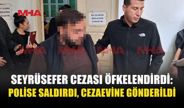 POLİSE SALDIRMAKLA SUÇLANAN ZANLI CEZAEVİNE GÖNDERİLDİ