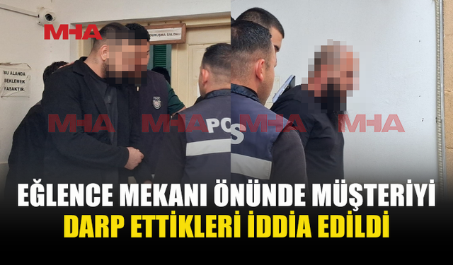 GİRNE'DE EĞLENCE KABUSA DÖNDÜ, MÜŞTERİNİN DİZİ KIRILDI