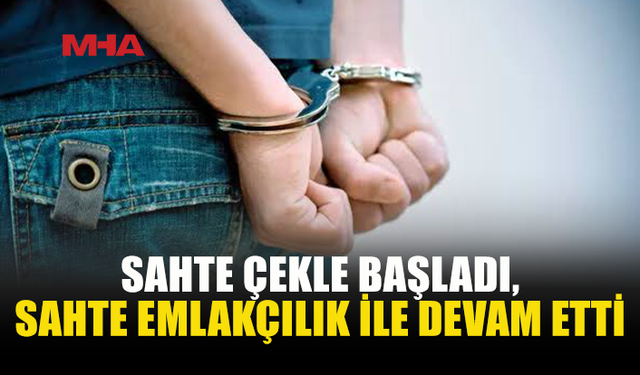 KENDİNİ EMLAKÇI GİBİ GÖSTERİP 1.200 STERLİNİ ALDI