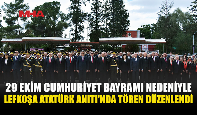 TÜRKİYE CUMHURİYET’İNİN 103’ÜNCÜ YILI ATATÜRK ANITI’NDA KUTLANDI