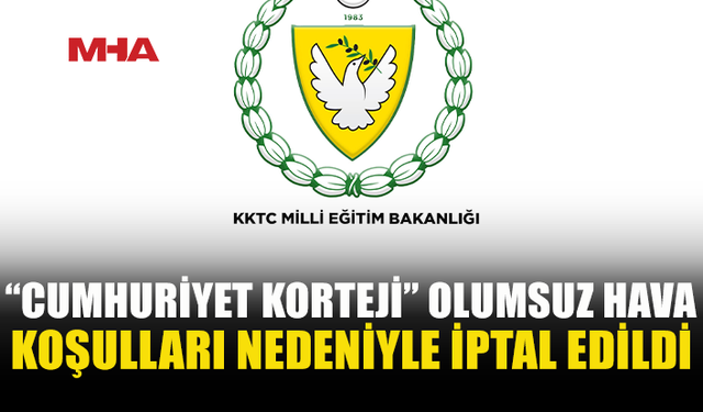 29 EKİM CUMHURİYET KORTEJİ İPTAL EDİLDİ