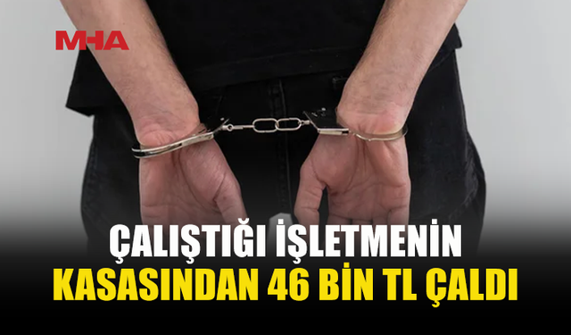 46 BİN TL’LİK HIRSIZLIK YAPTI, LİMANDA YAKALANDI