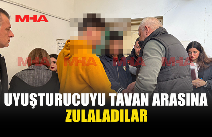 UY*ŞTURUCUYU TAVAN ARASINA ZULALADILAR