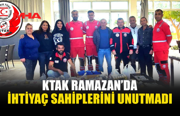 KTAK'TAN RAMAZAN’DA İHTİYAÇ SAHİPLERİNE GIDA YARDIMI